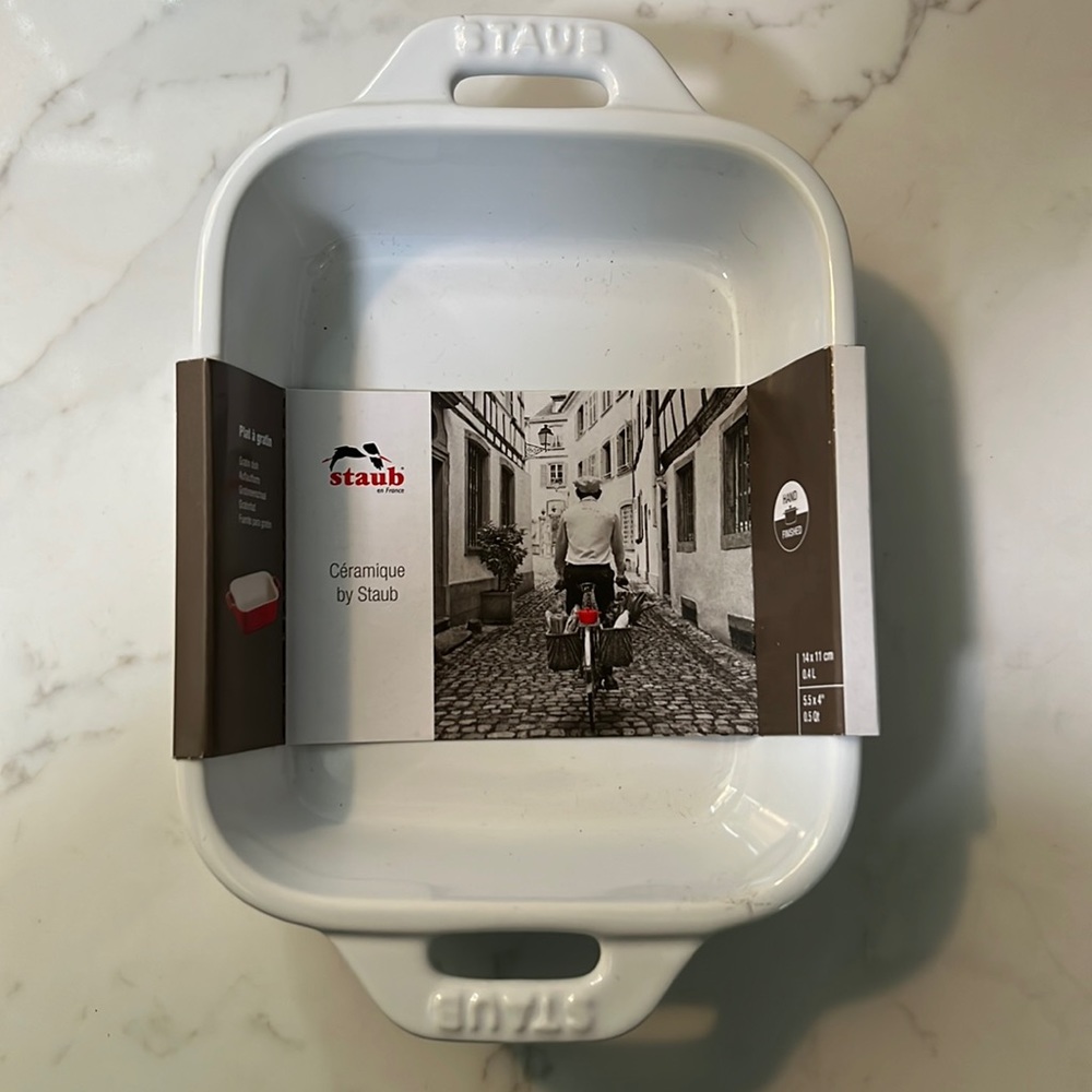 Half quart Staub Gratin dish